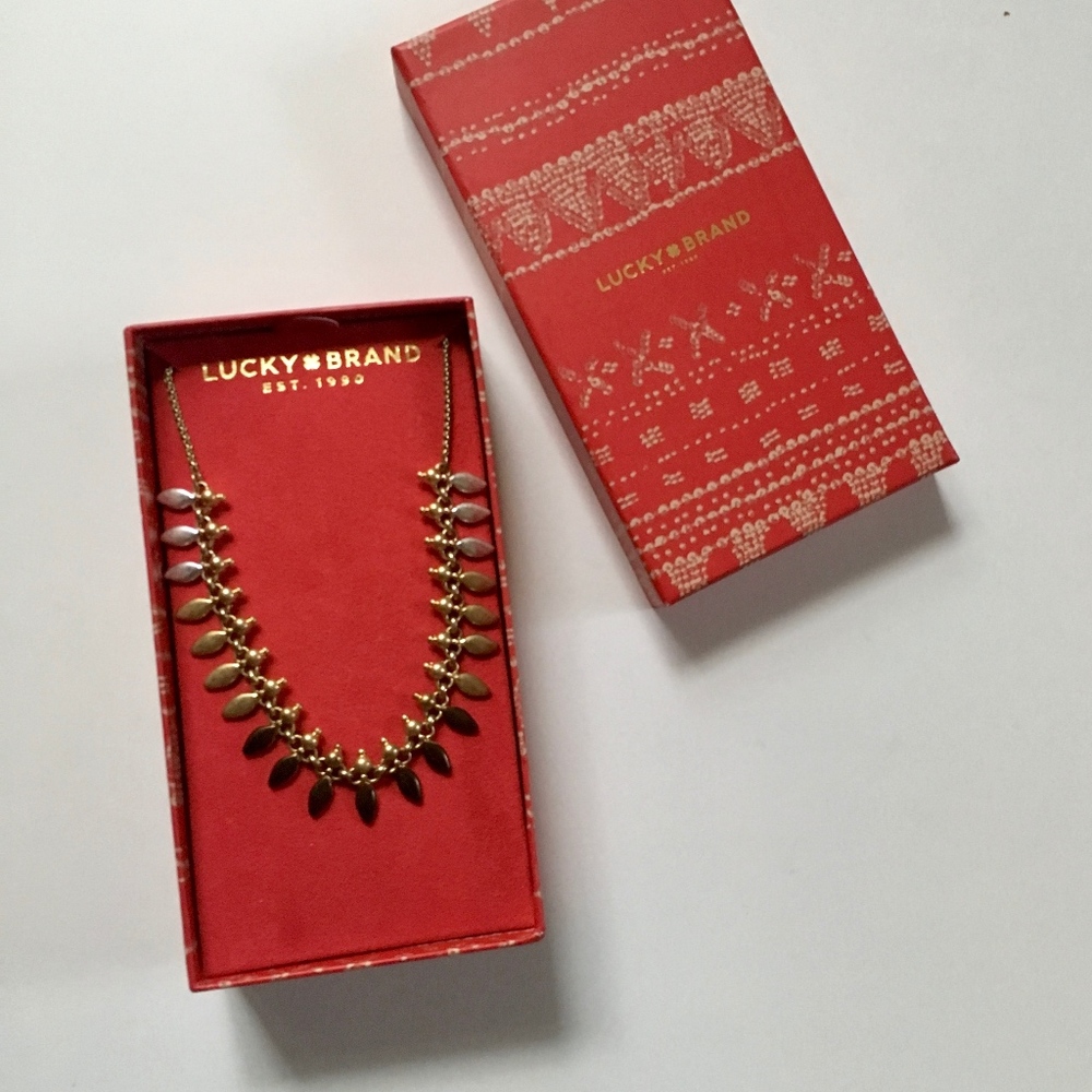 Lucky Brand multi tone necklace